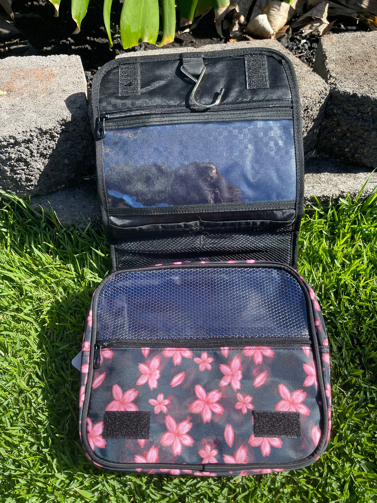 Black Cherry Blossom Hanging Organizer