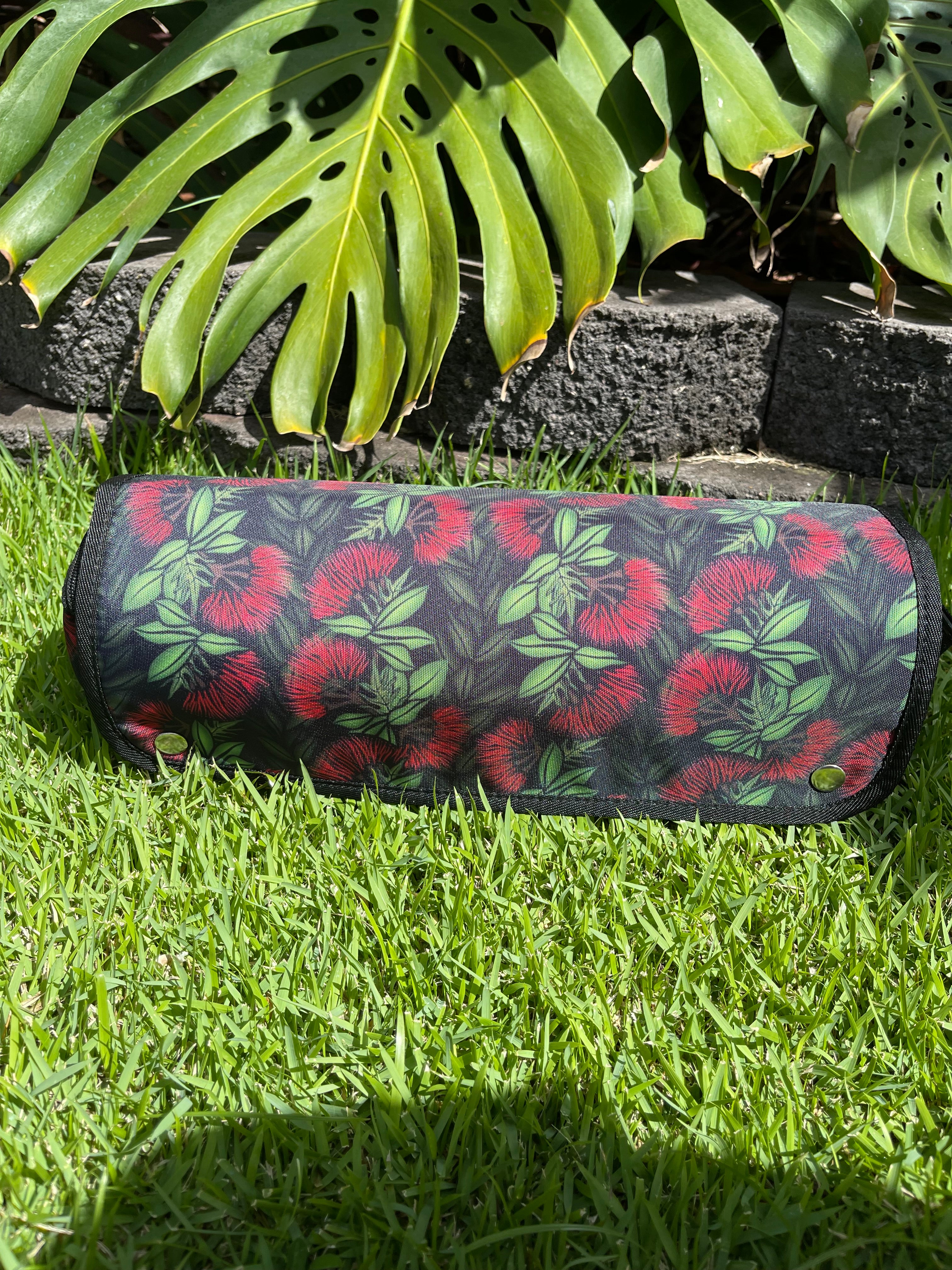 Red Ohia Lehua Hair Tool Bag