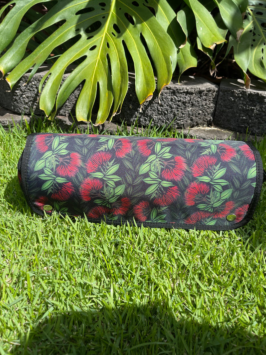 Red Ohia Lehua Hair Tool Bag