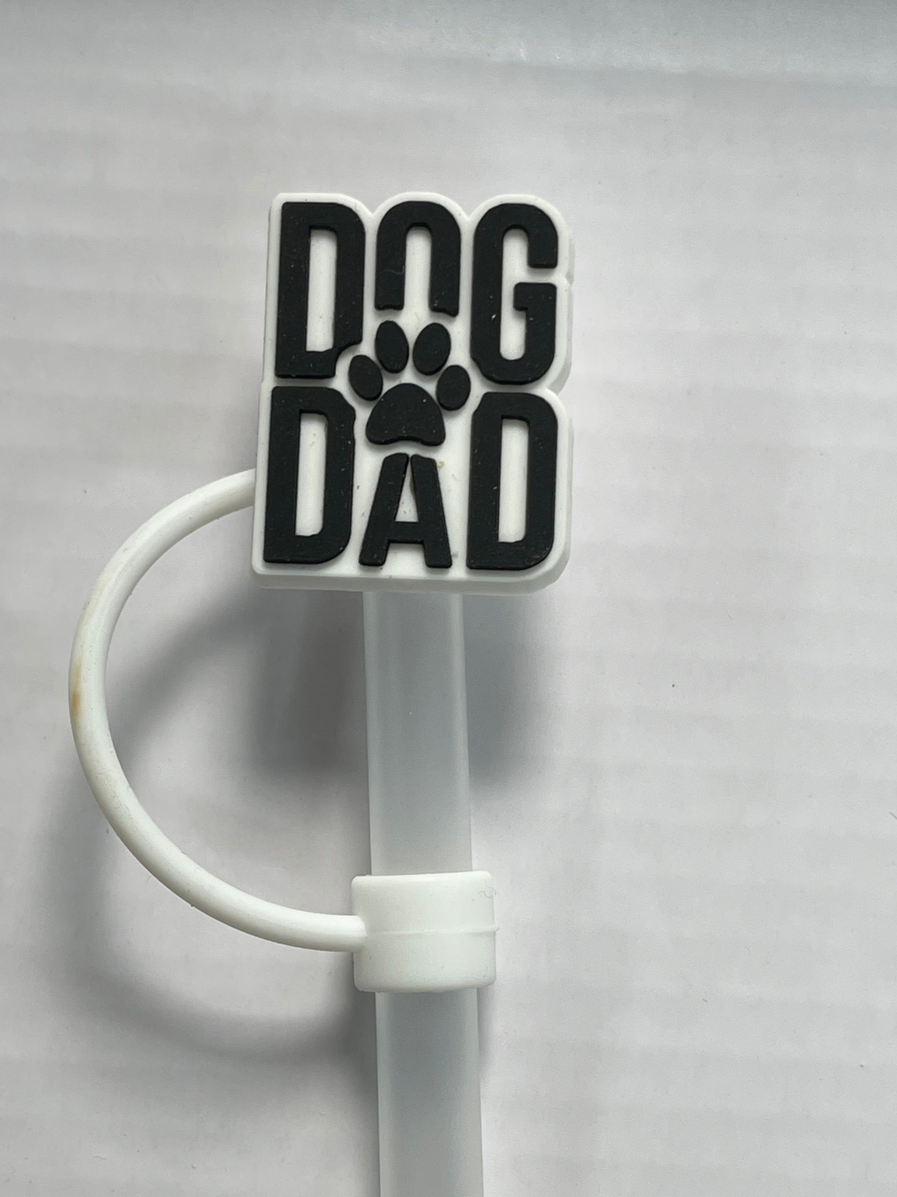 Dog Dad Straw Cover