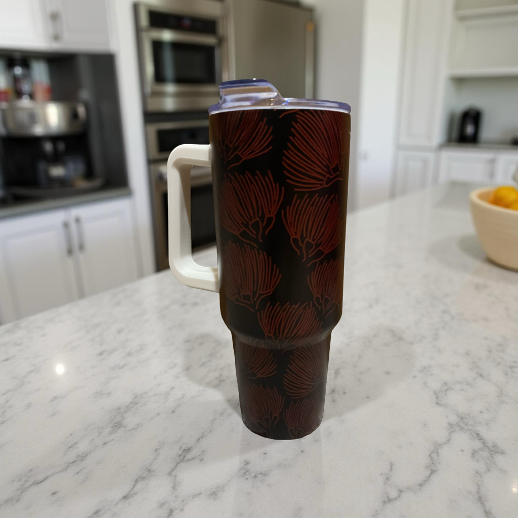 Red Lehua 40oz Tumbler