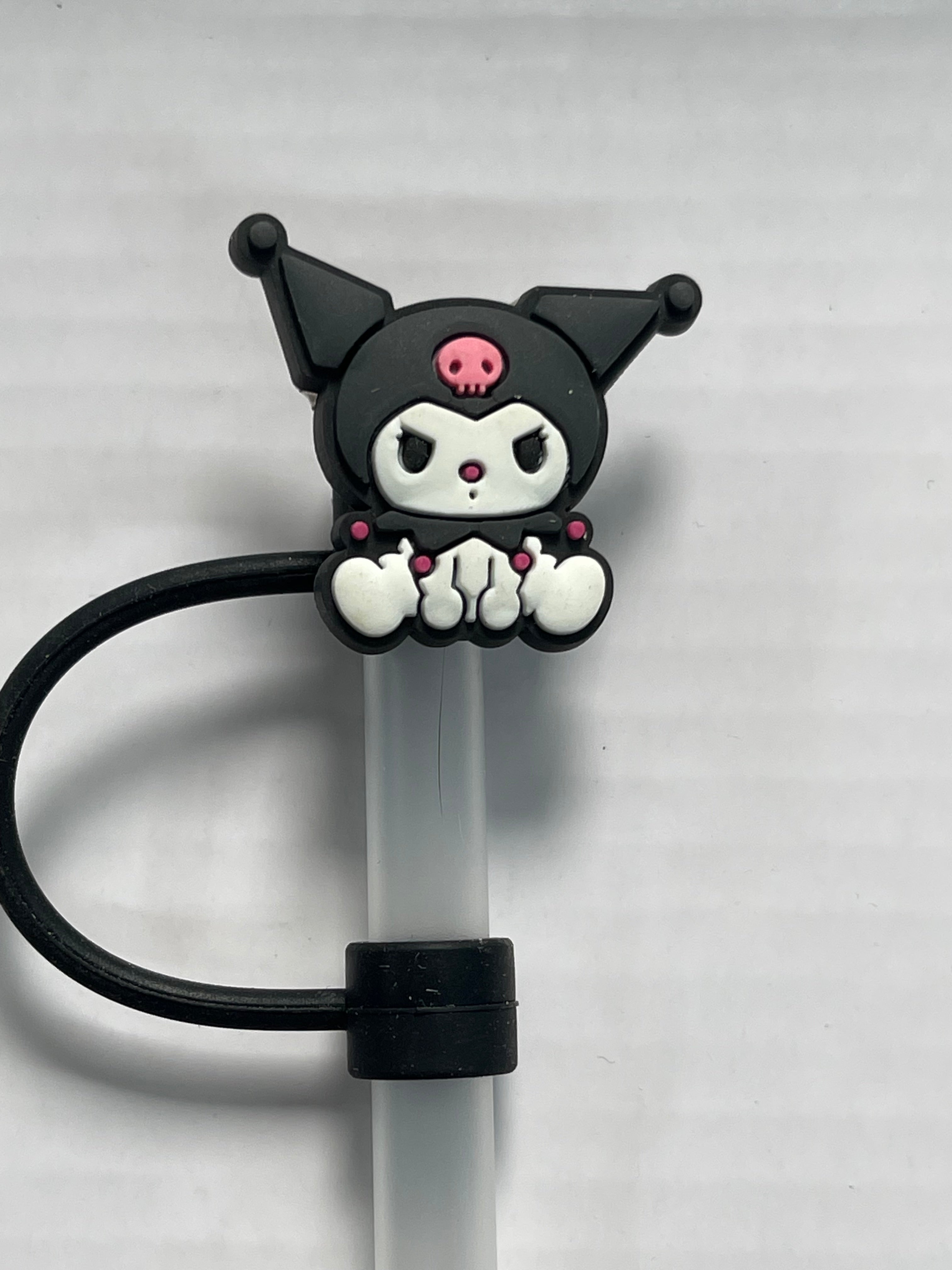 Kuromi Sitting Straw Cover