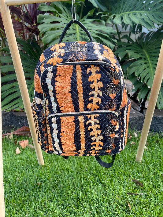 Orange Lei Backpack