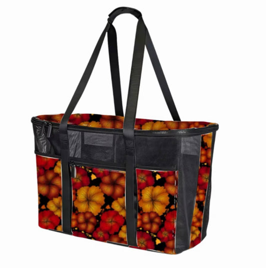 Red Hibiscus Pop up  Totes