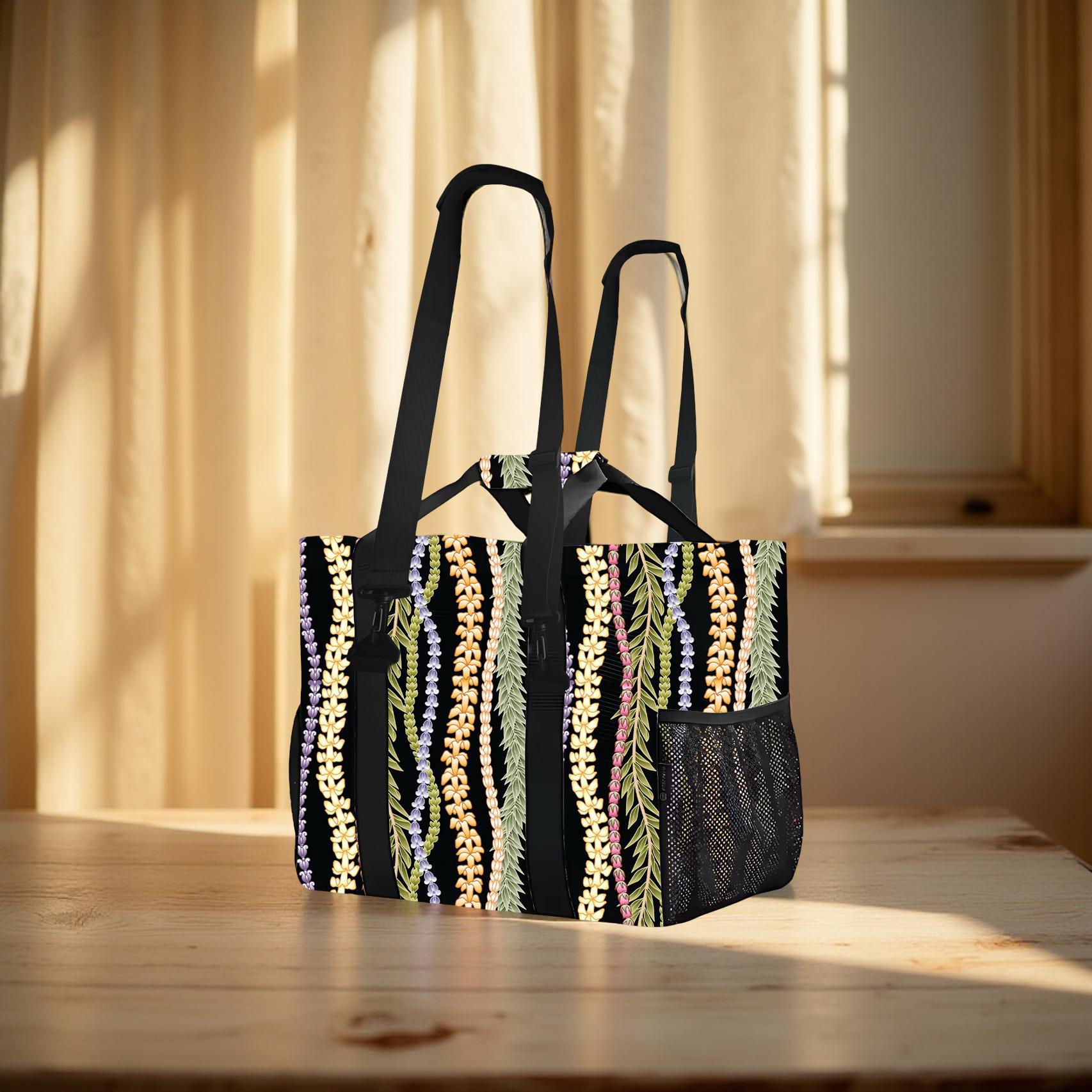 Colorful Multi Lei Utility Tote