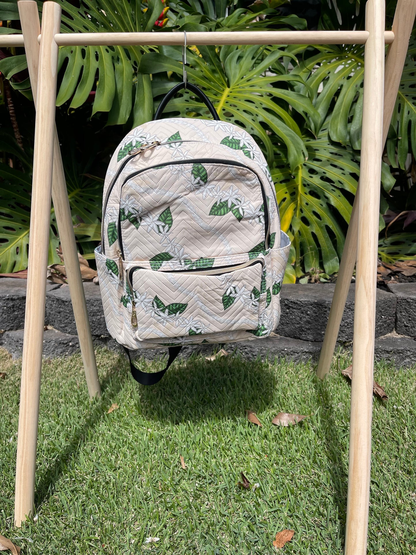 Tan Tiare Pikake Backpack