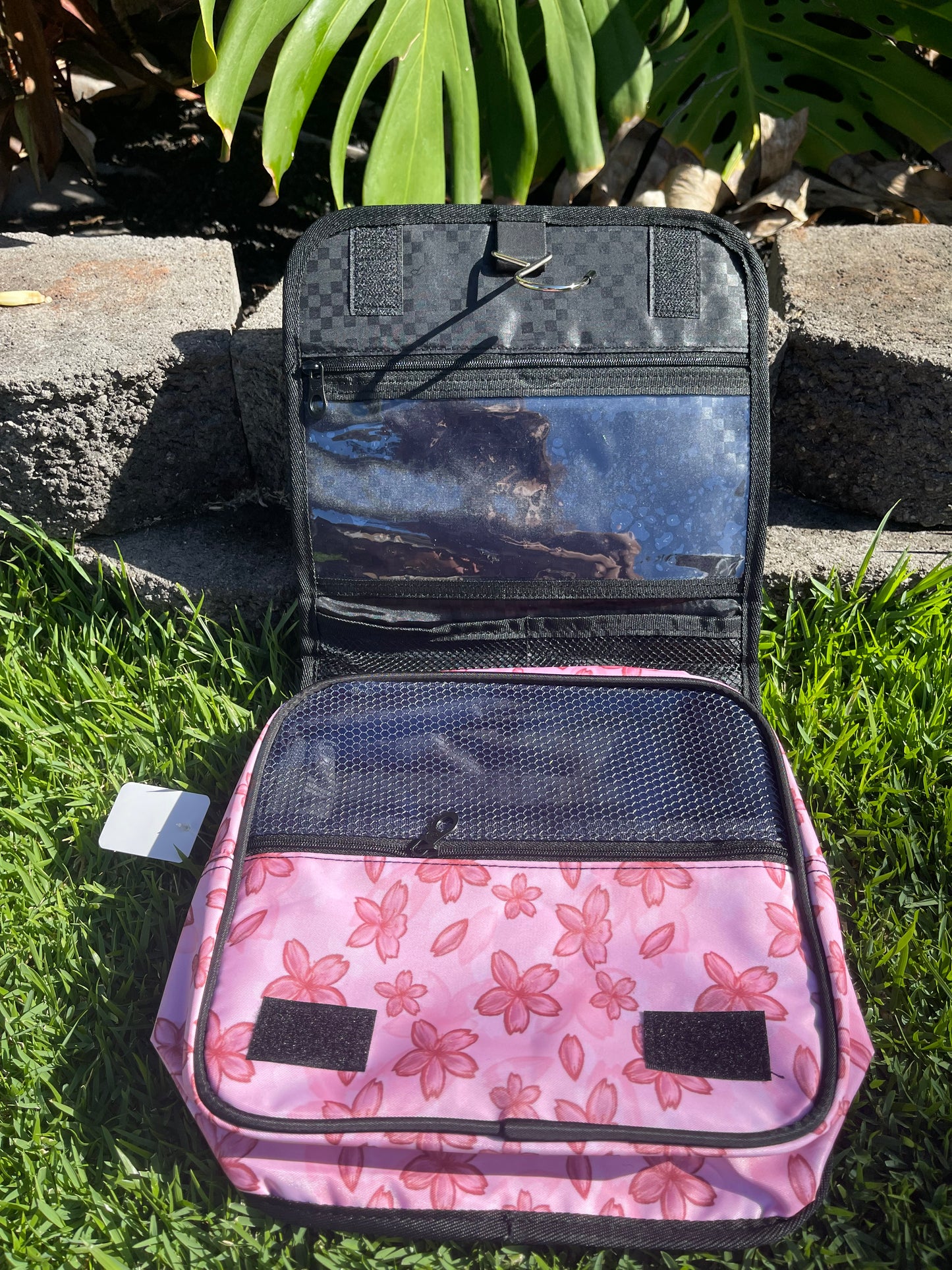 Pink Cherry Blossom Hanging Organizer