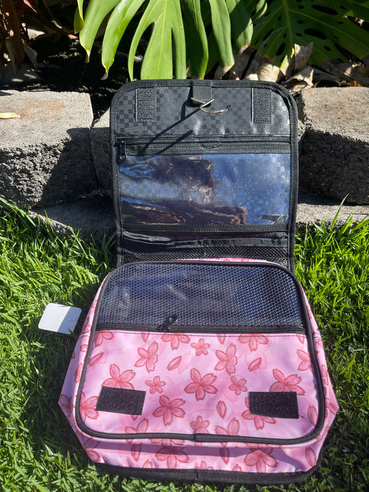 Pink Cherry Blossom Hanging Organizer