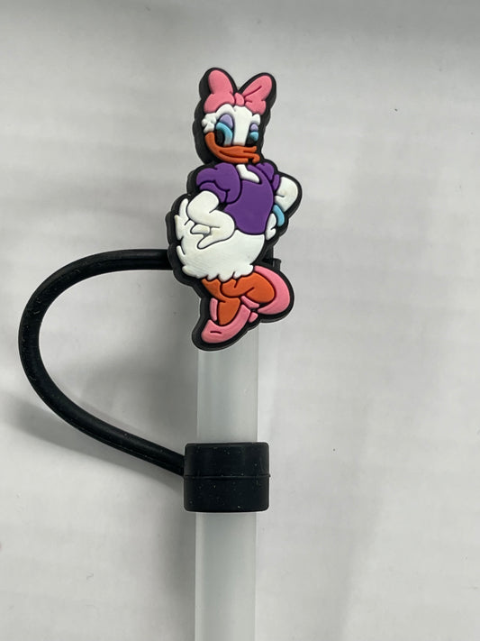 Daisy Duck Straw Cover