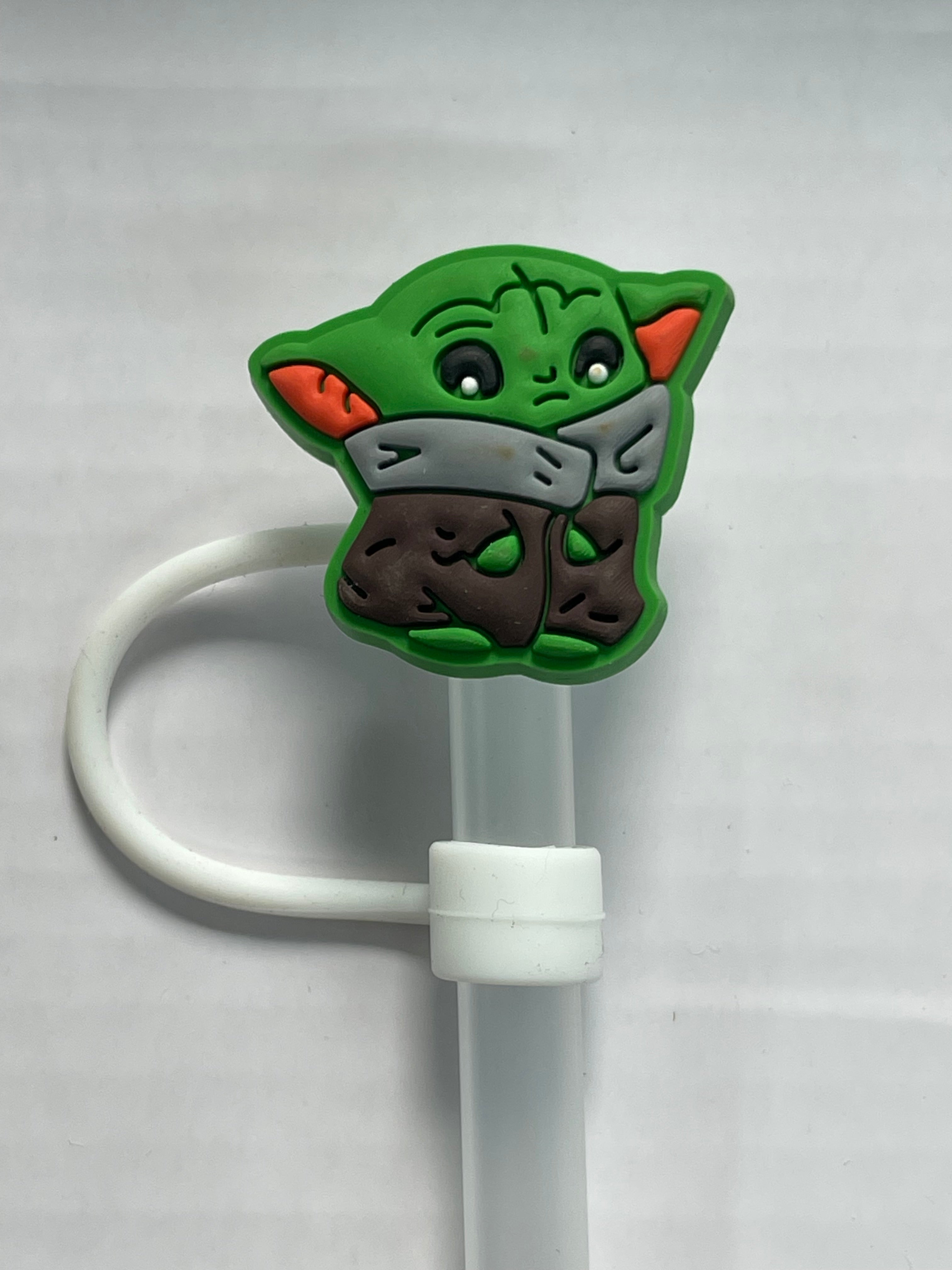 Baby Yoda Straw Cover
