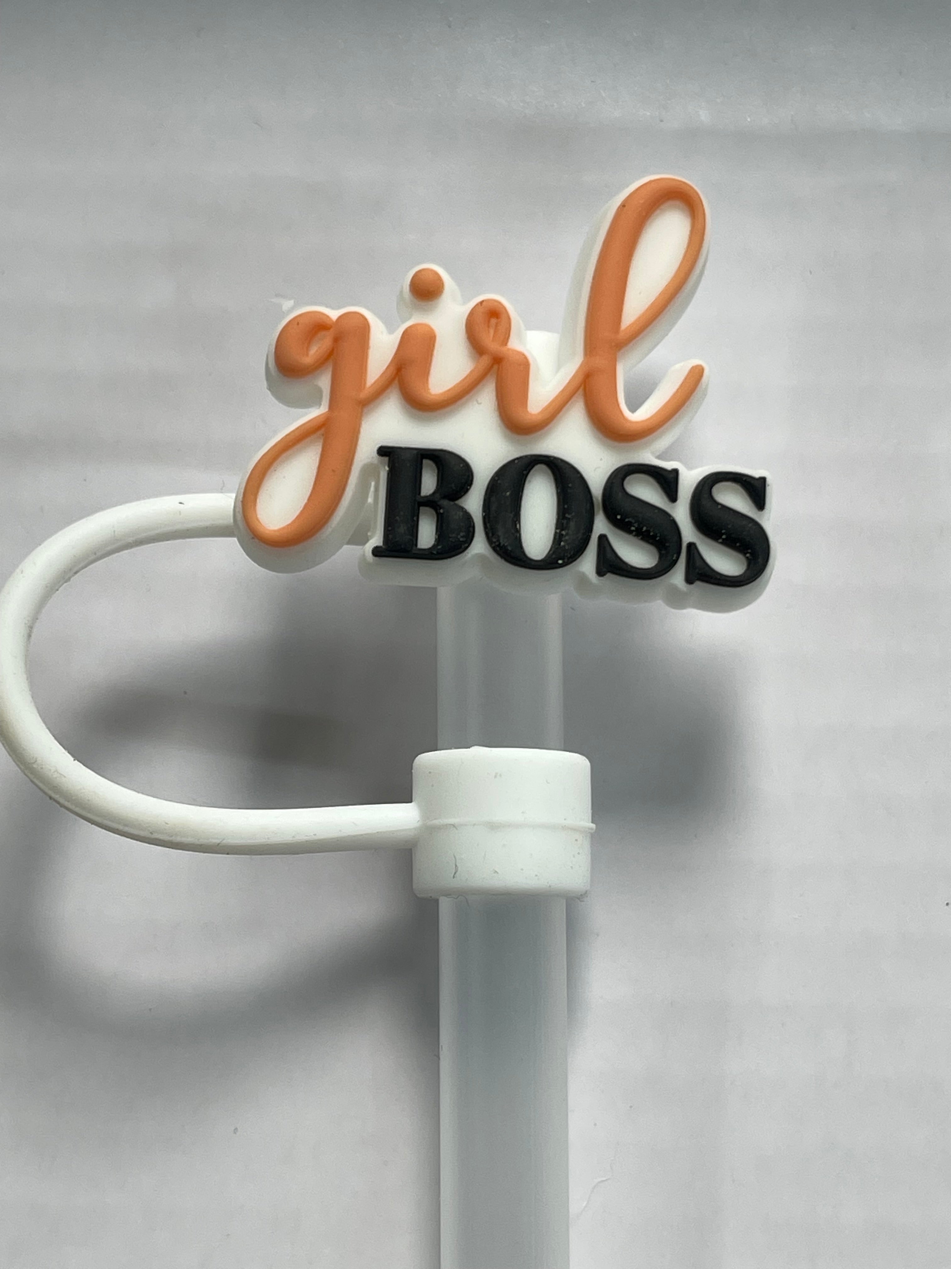 Girl Boss Straw Cover