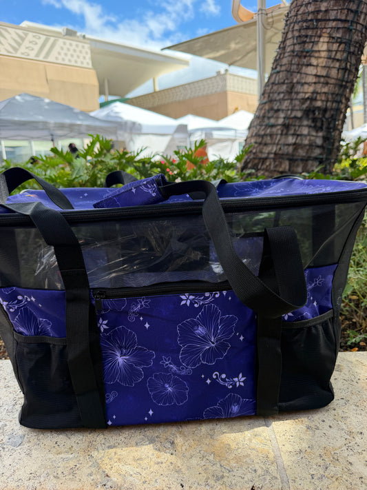 Hibiscus Pop Up Tote