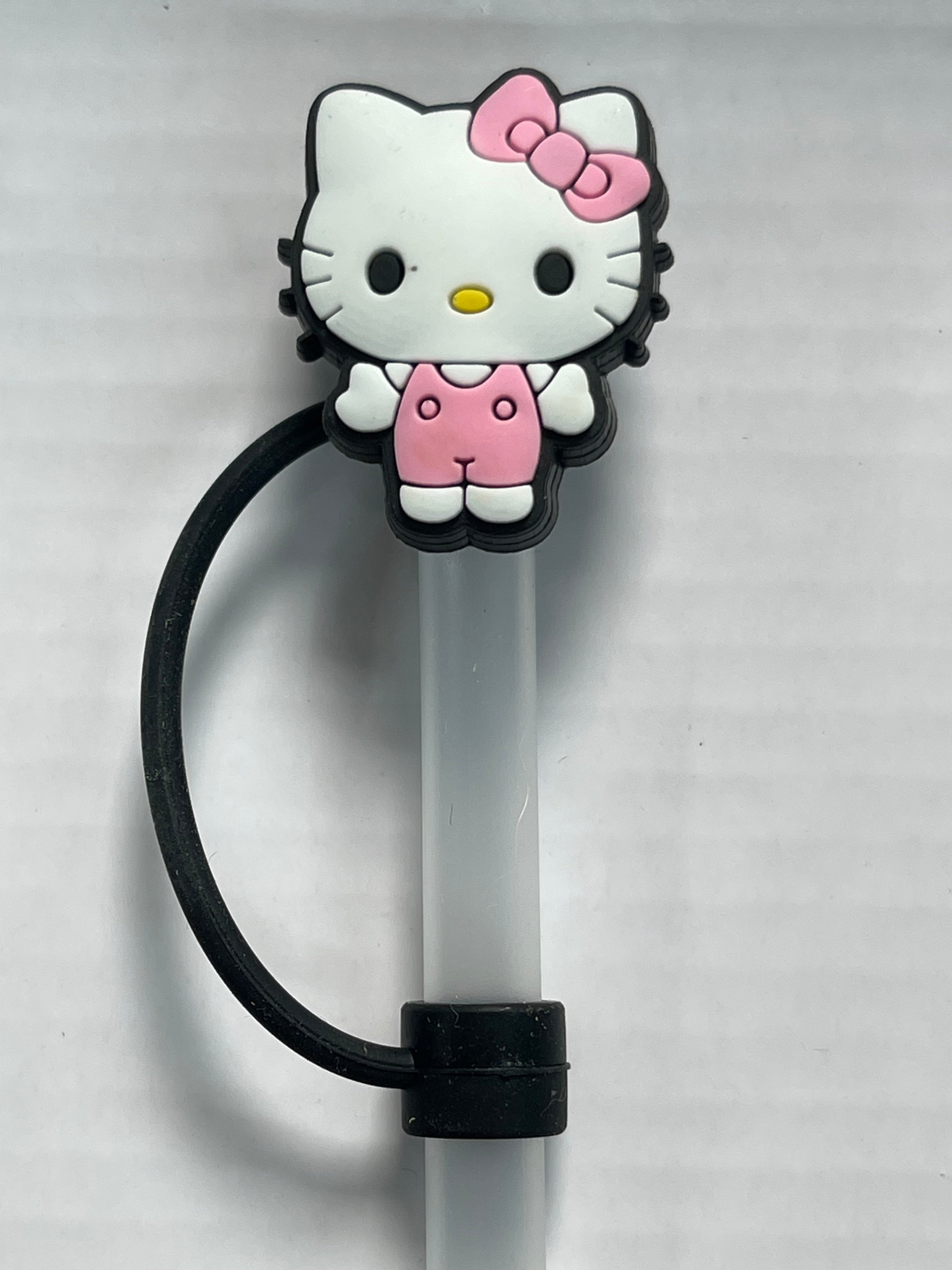 Pink Hello Kitty Straw Cover