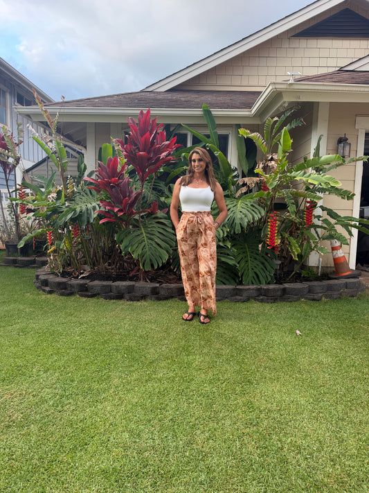 Tan Ohia Pants