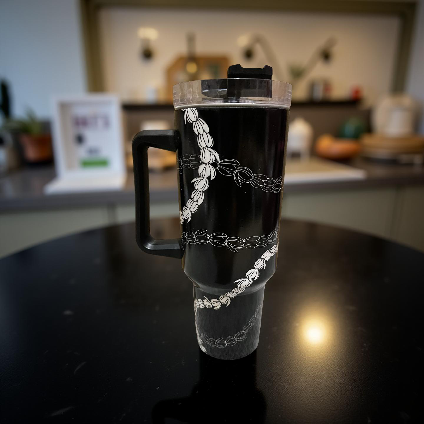 Black Pikake 40oz Tumbler