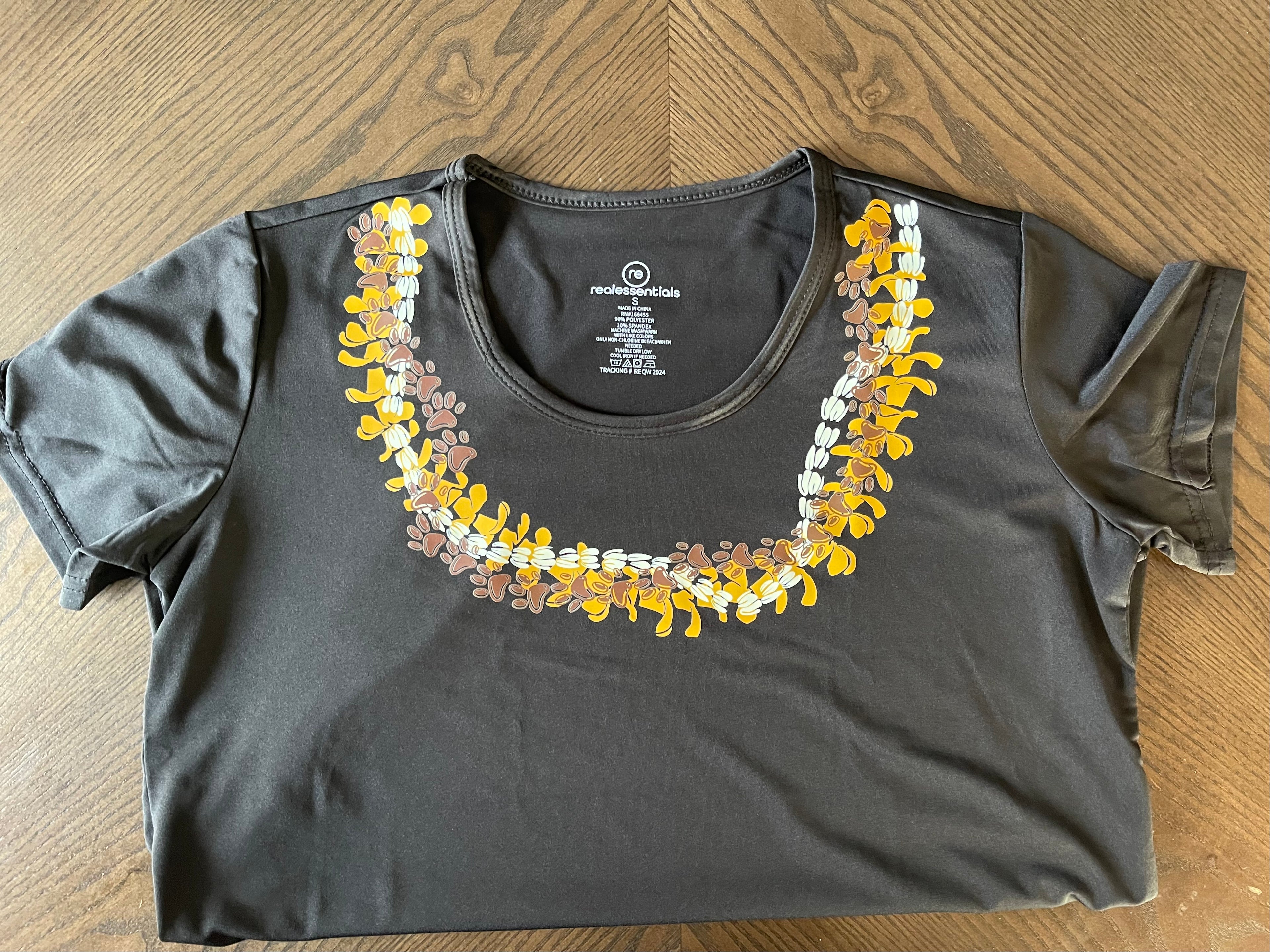 Paw Print /Puakenikeni /Pikake Lei Dri Fit T-Shirt