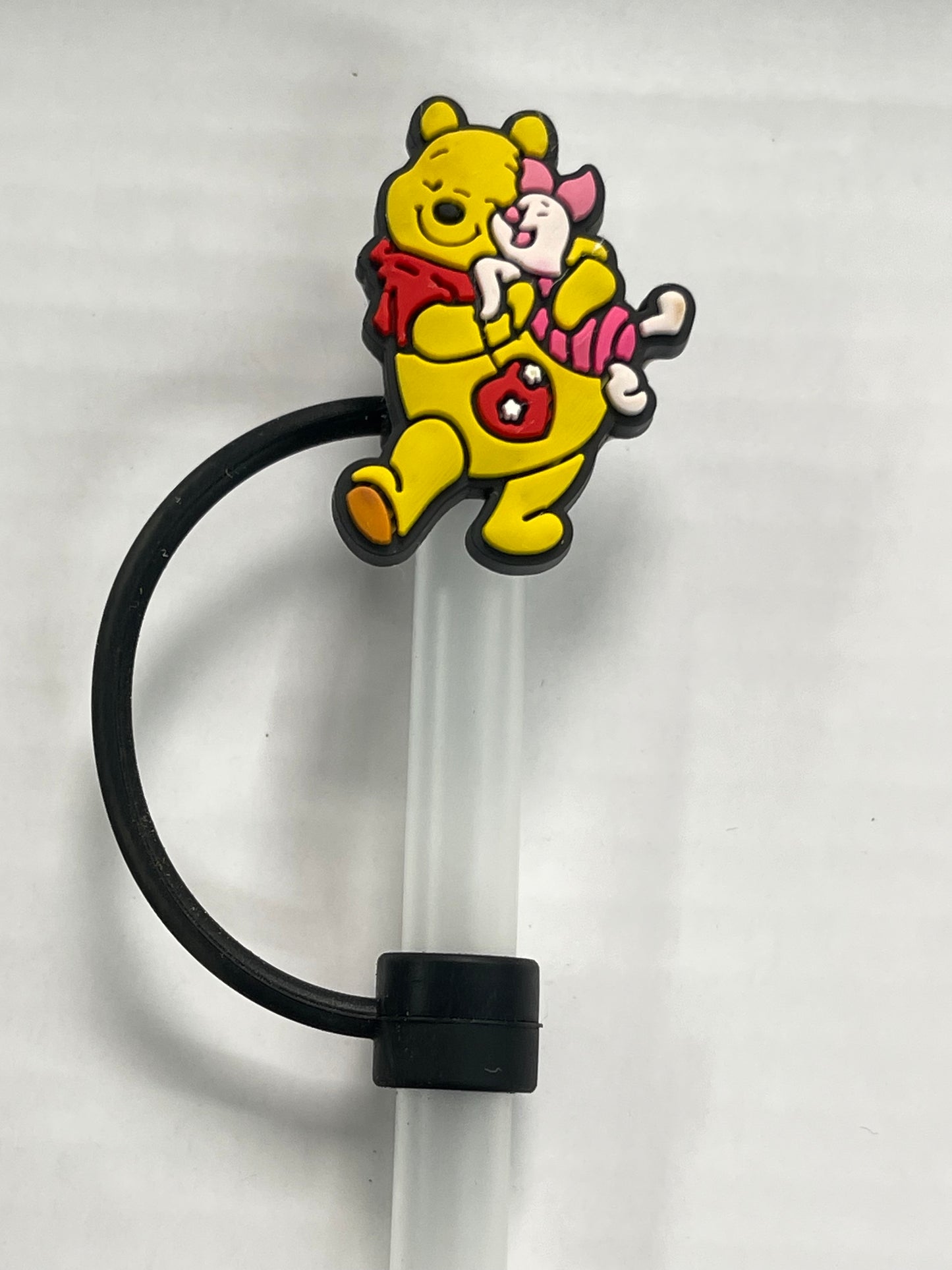 Pooh and Piglet Straw Cover