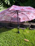 Pink Cherry Blossom Small Compact Umbrella