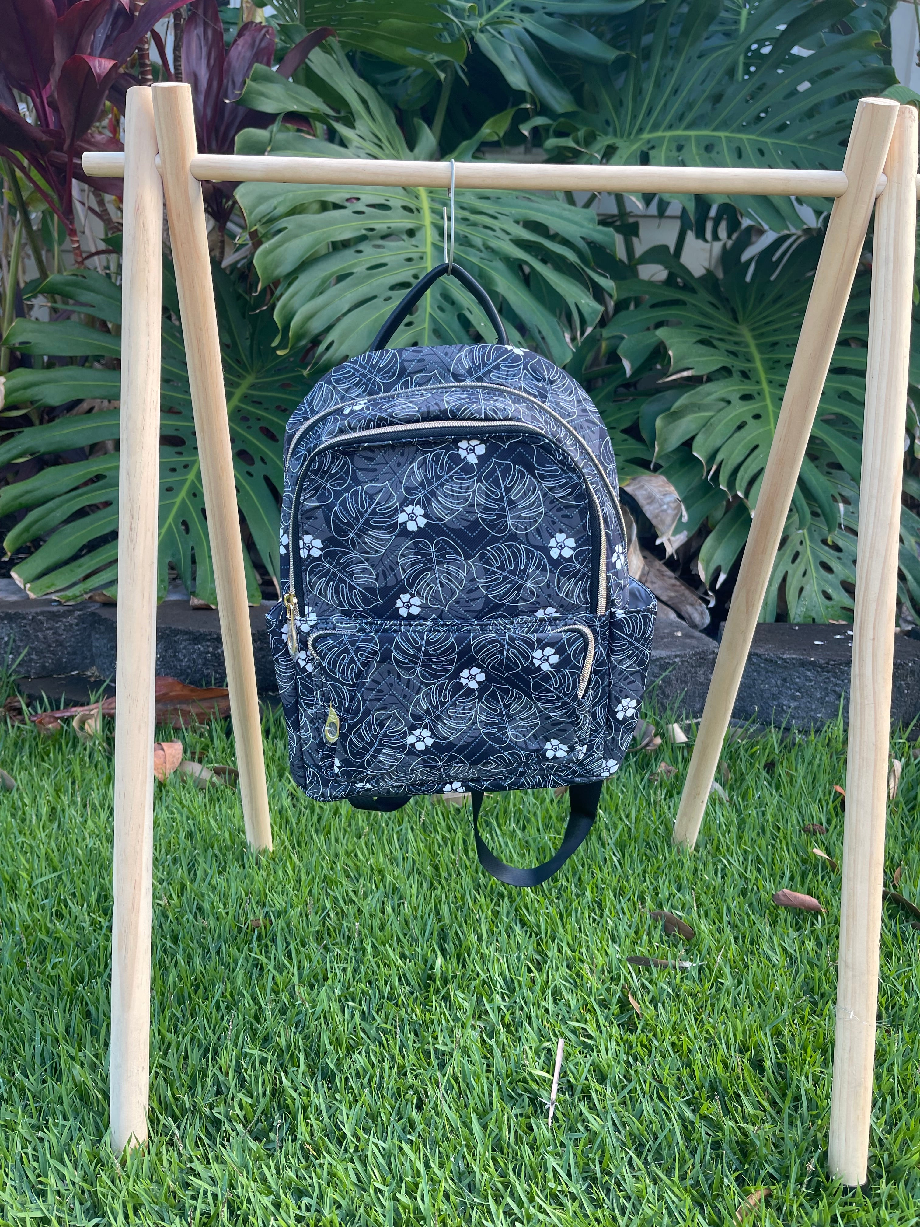Monstera/ Puakenikeni Backpack
