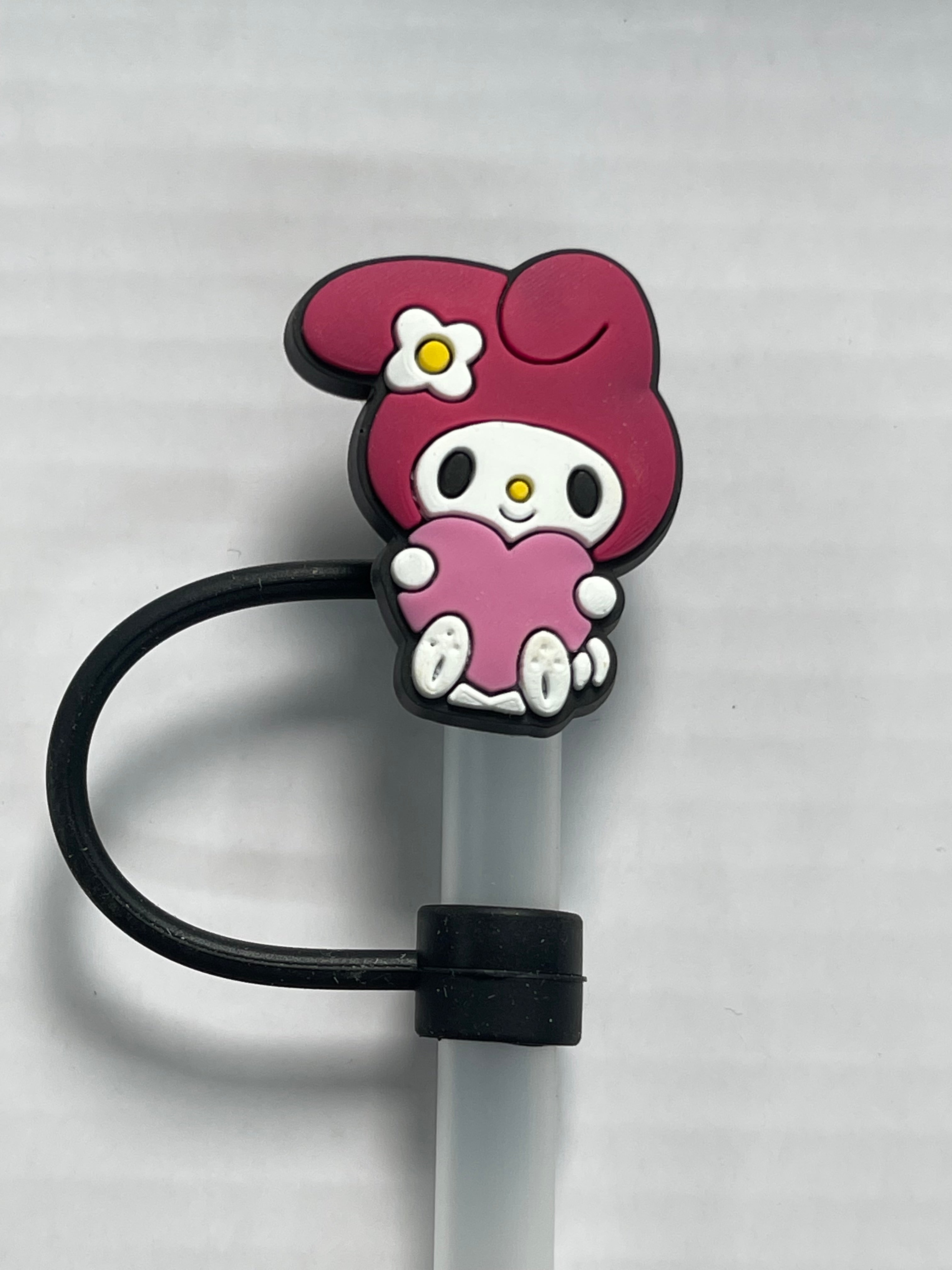 My Melody Heart Straw Cover