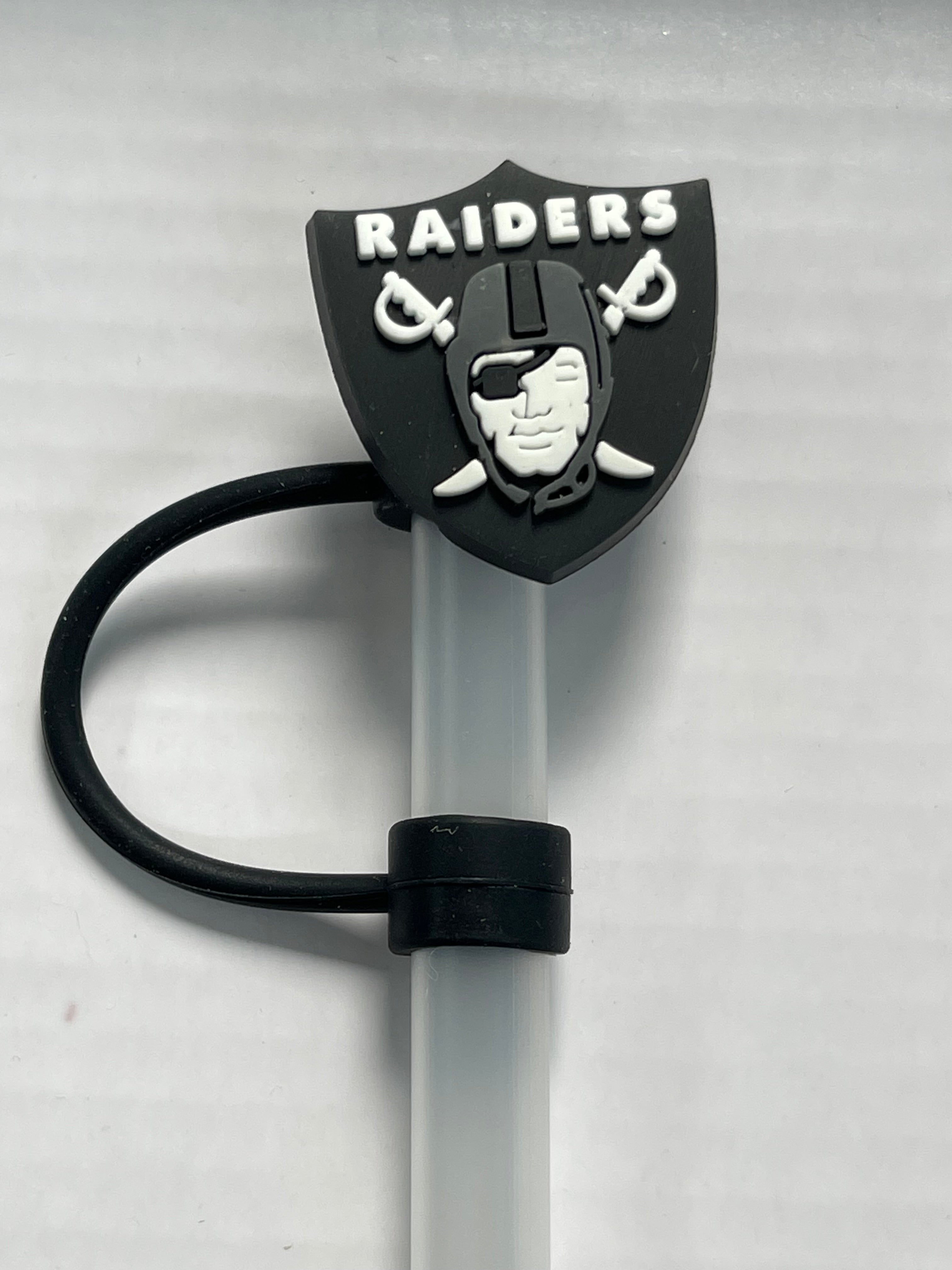 Las Vegas Raiders Straw Cover 3