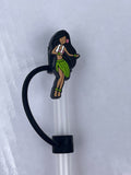 Hula Girl Straw Cover