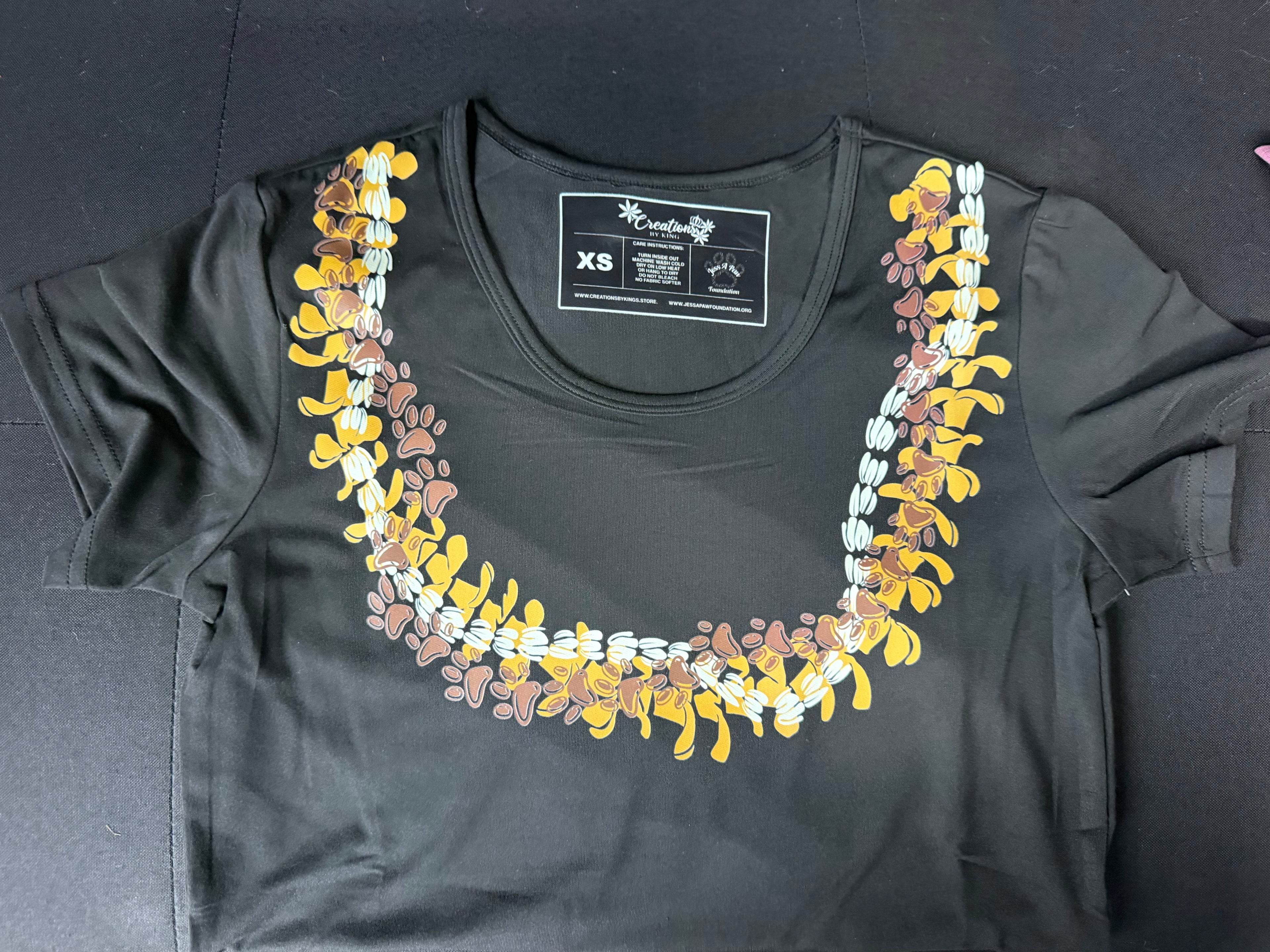 Paw Print Lei New Dri Fit Shirt