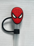 Spider-Man Face Straw Cover