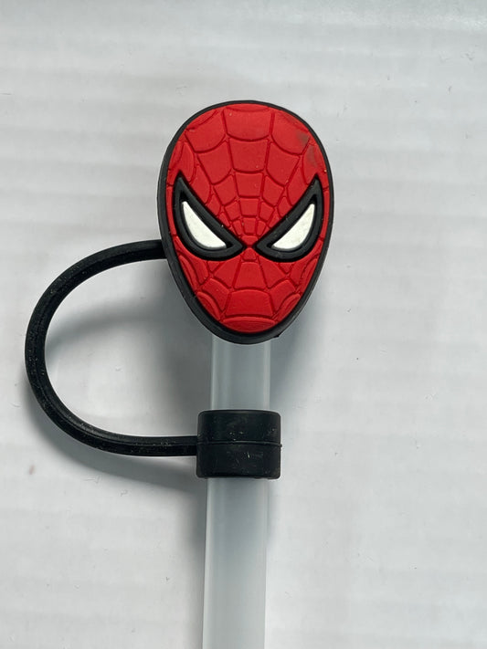 Spider-Man Face Straw Cover