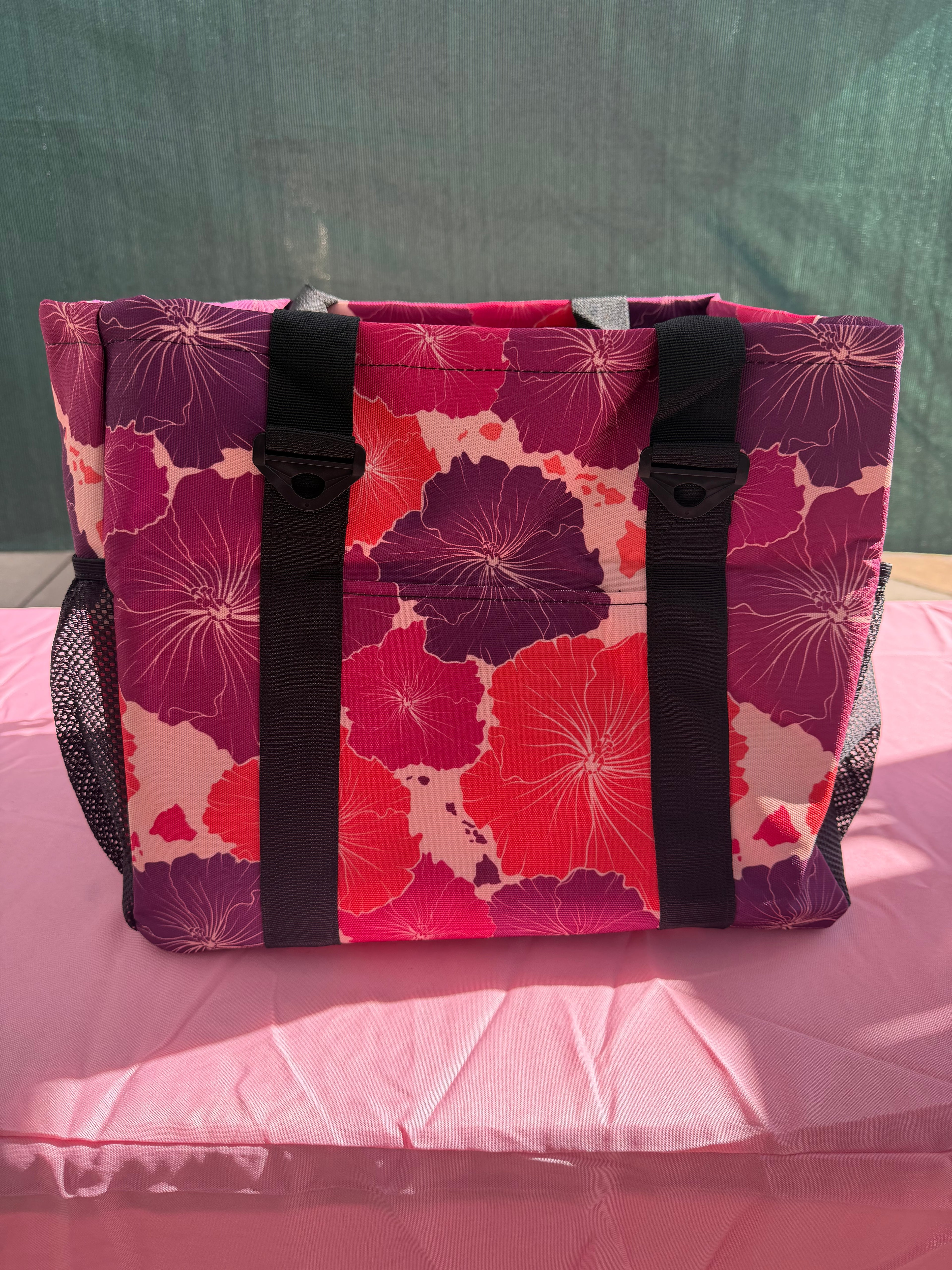 Hawaiian  Flowers  Island Colorway Utility Tote