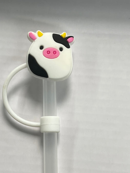 Squishmellow Cow Straw Cover
