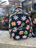 Multi Flower Large Backpack