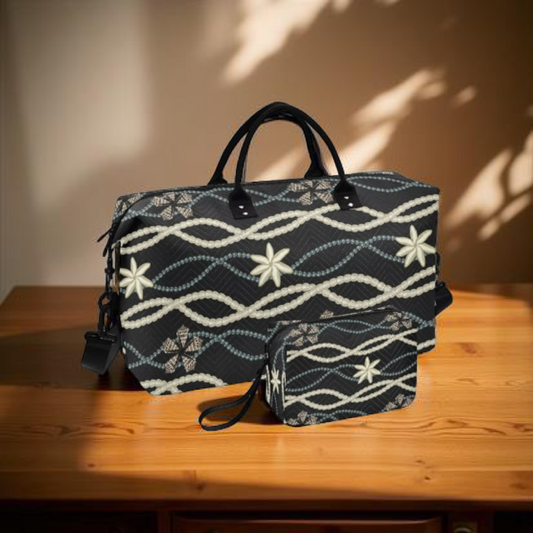 Shells/Pearls Travel Duffle Set