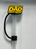 Best Dad In The Galaxy Straw Cover