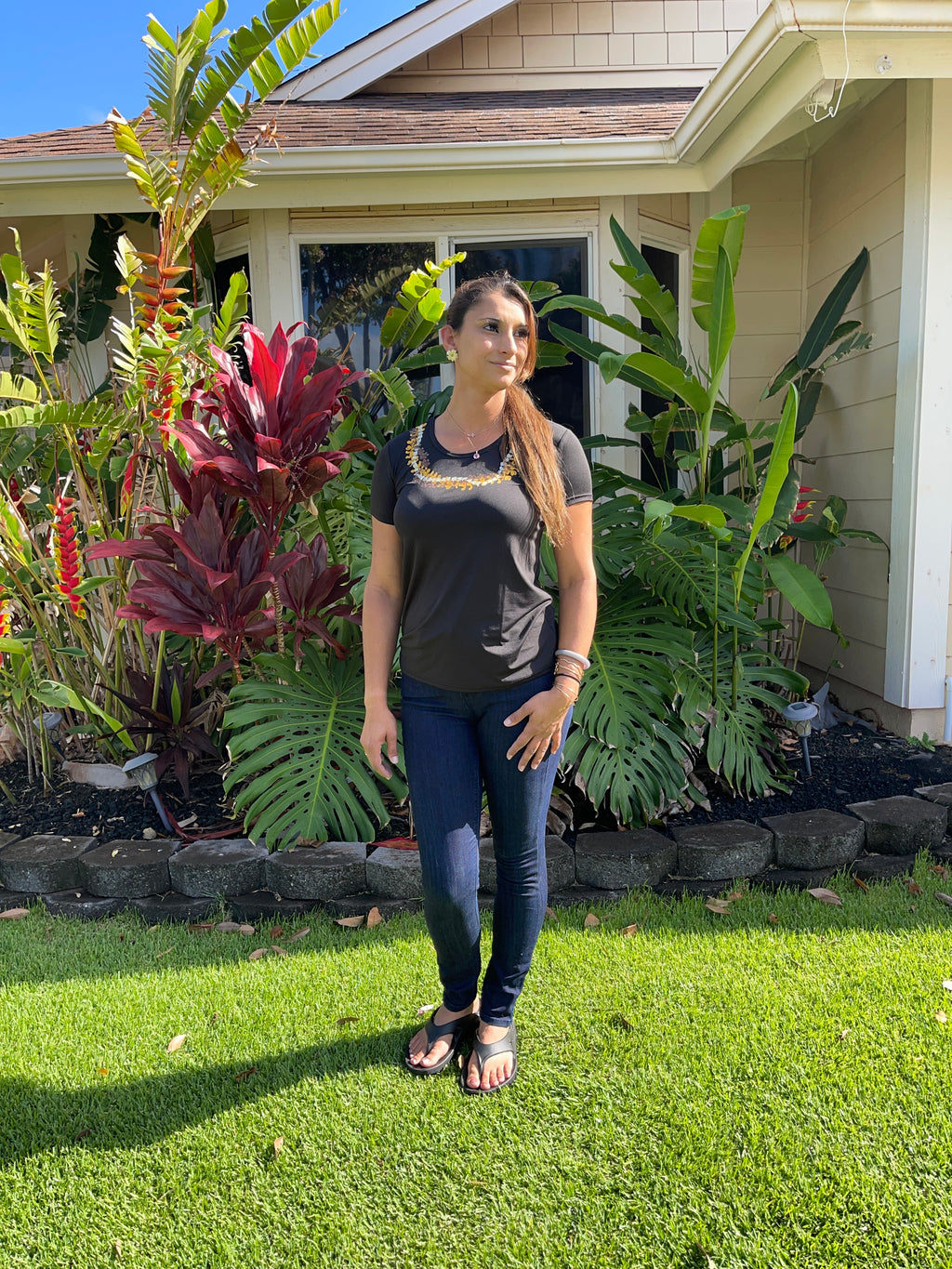 Paw Print /Puakenikeni /Pikake Lei Dri Fit T-Shirt
