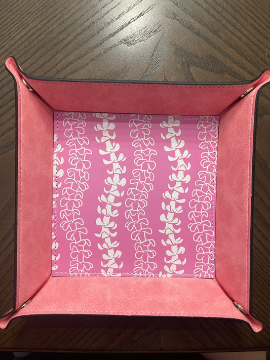 Pink Puakenikeni Everything Tray