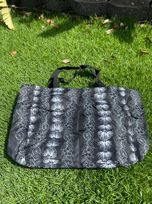 Ohia / Fern /Puakenikeni Large Zippered Tote