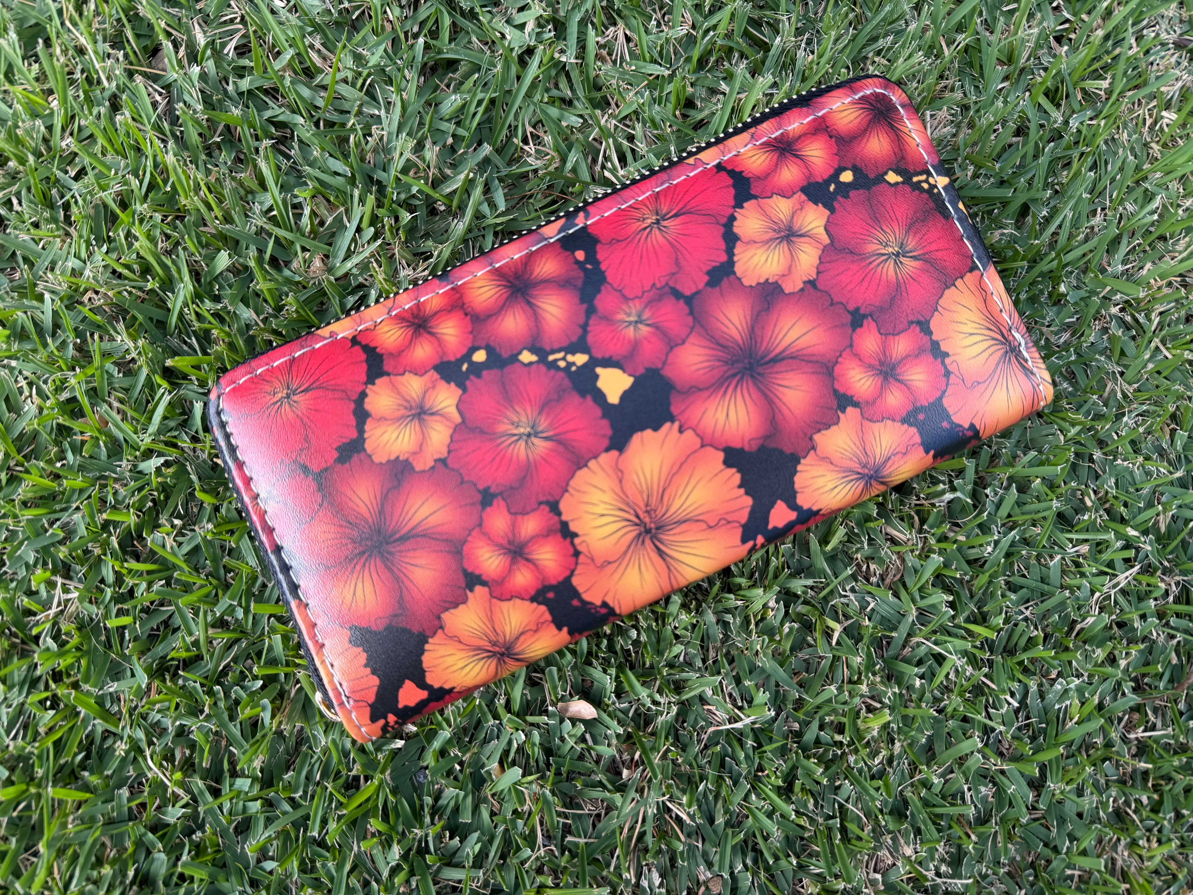 Pua Island Red Wallet