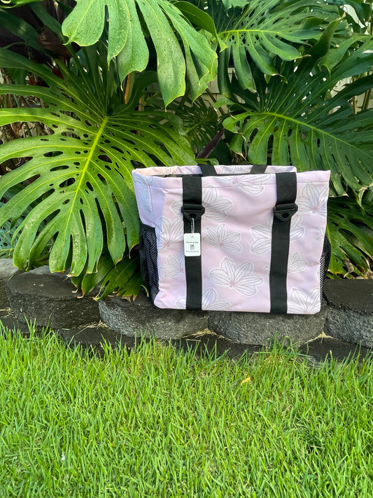 Pink Naupaka Utility Tote