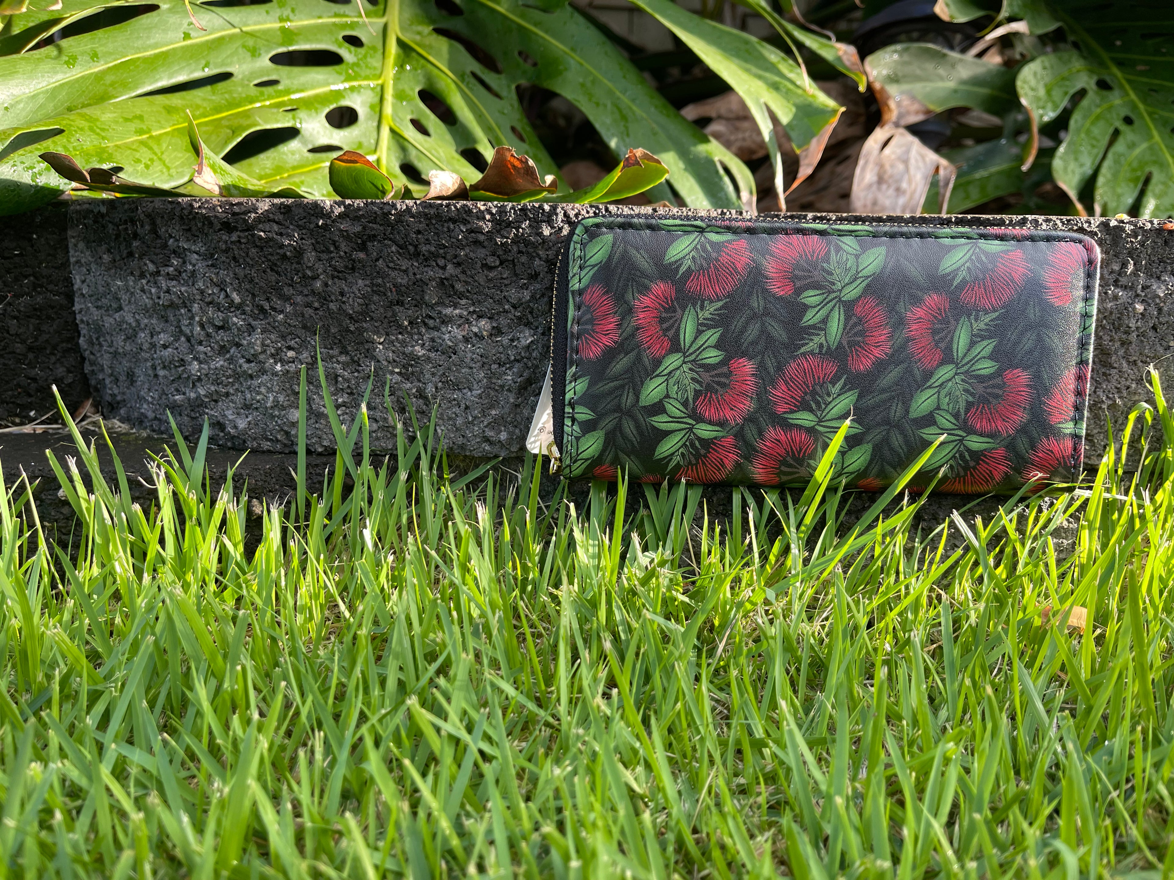 Red Ohia Lehua Wallet