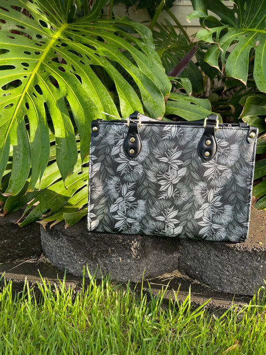 Black/Gray Ohia Small Handbag