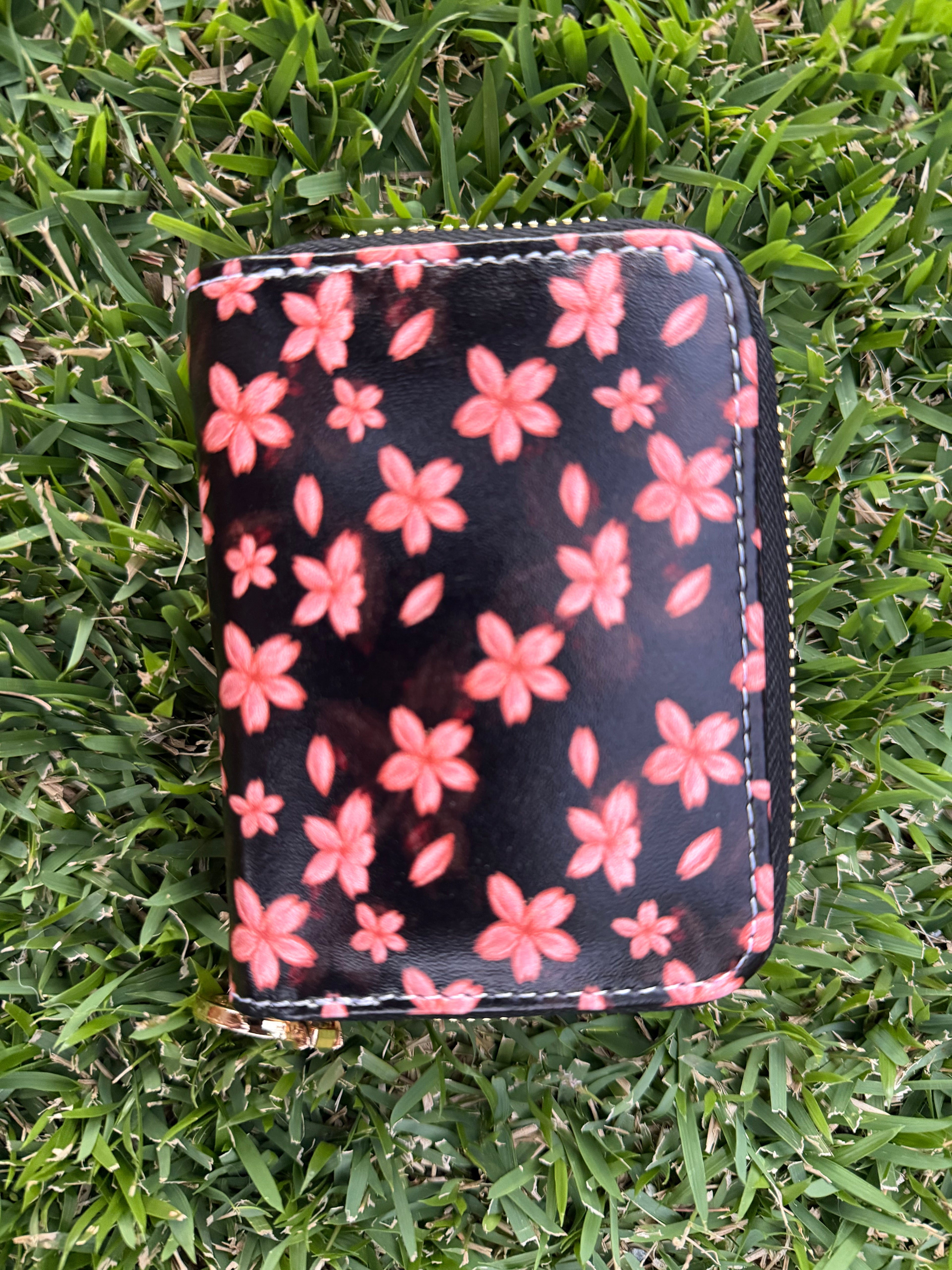 Cherry Blossom RFID Card Case