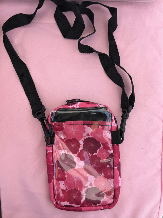 Pink Hawiian Flower Phone Bag