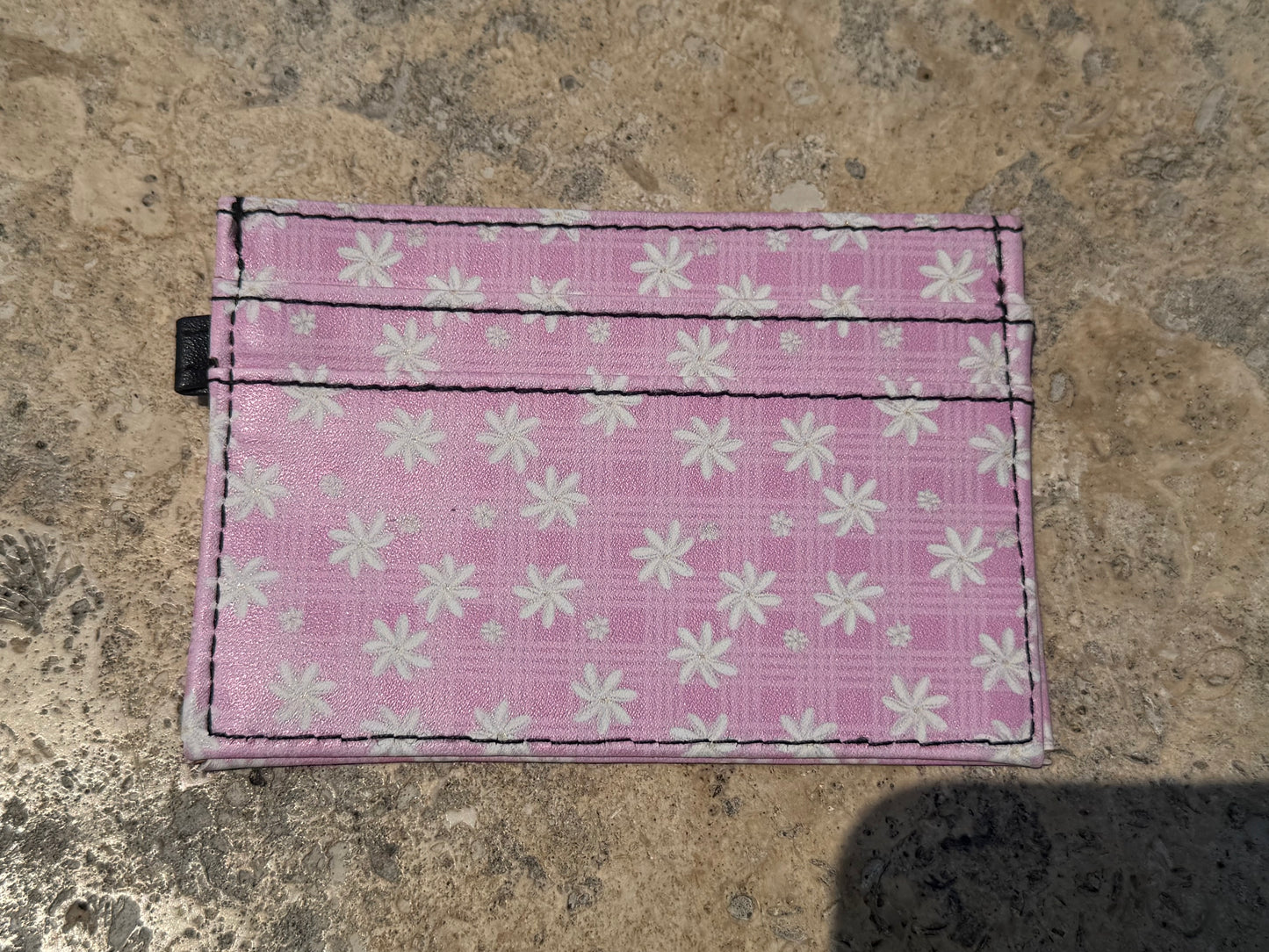 Pink Tiare Slim Card Holder