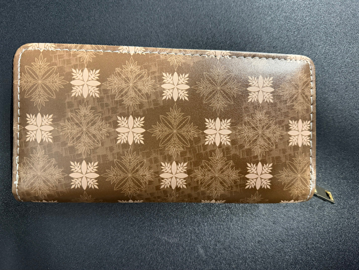 Brown Quilt Wallet
