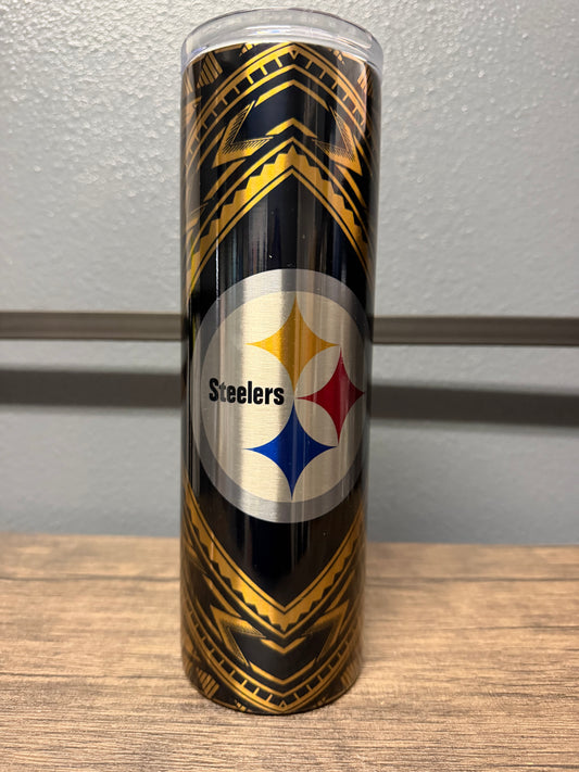 Steelers Full Tribal  30oz Tumbler