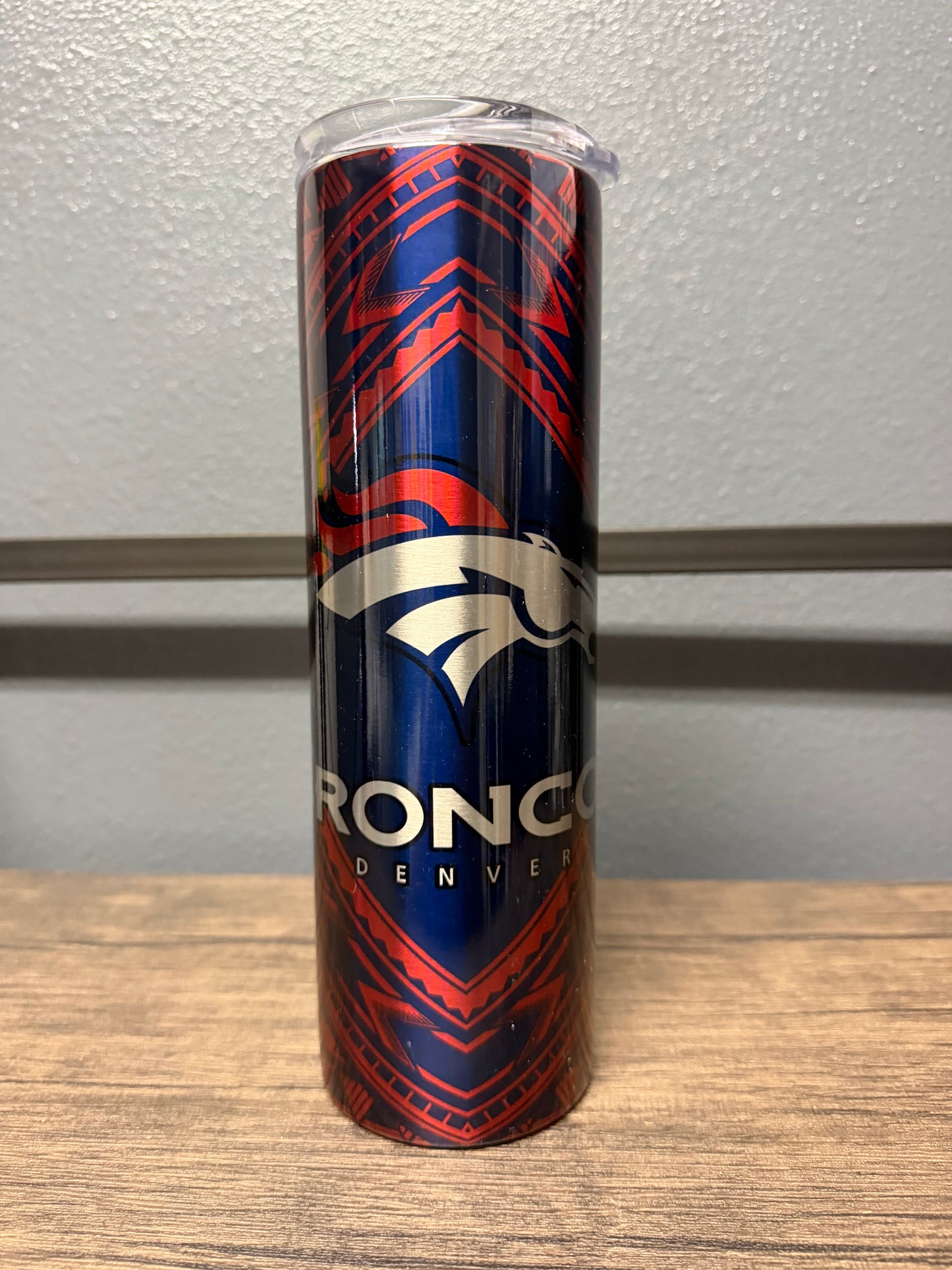 Broncos Full Tribal  30oz Tumbler