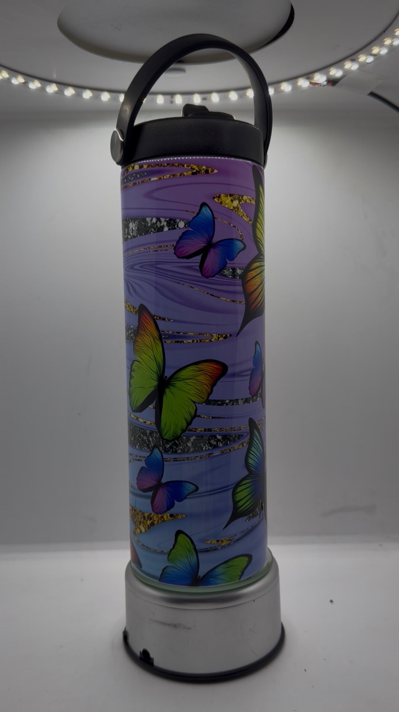Butterfly 20oz Tumber Pop Up Lid
