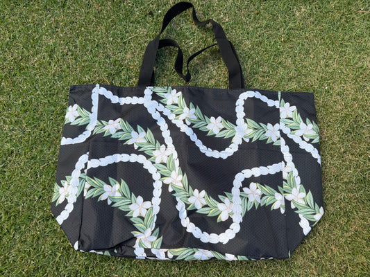 Pikake Large Zippered Tote