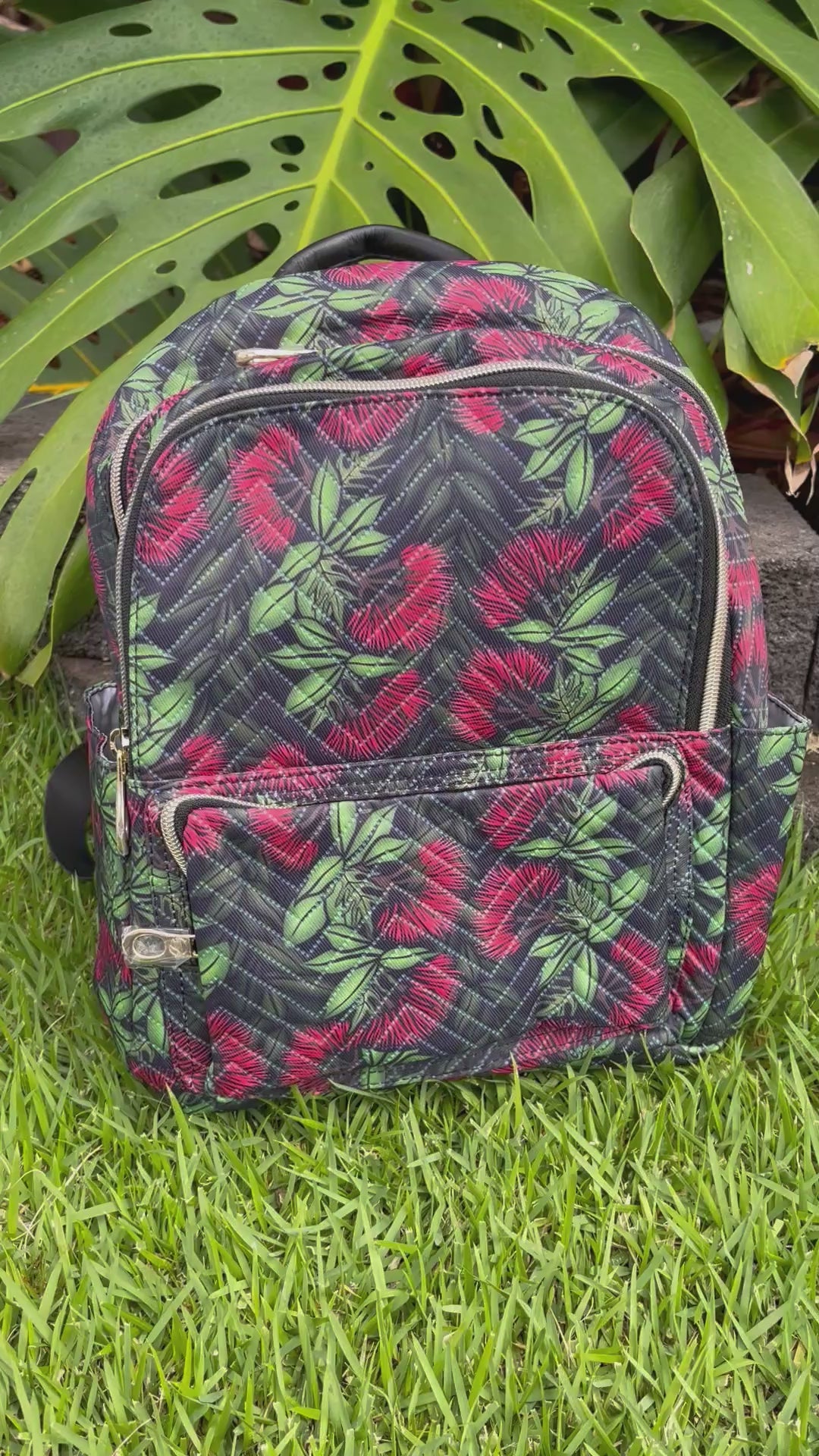 Red Ohia Lehua Backpack